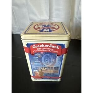 Cracker Jack - Can Canister Tin -‎ 100th Anniversary 1893 to 1993